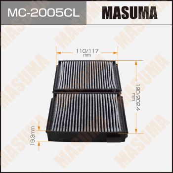 MC2005CL MASUMA Фильтр, воздух во внутренном пространстве