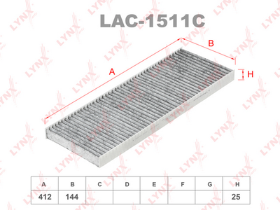 LAC1511C LYNXauto Фильтр, воздух во внутренном пространстве