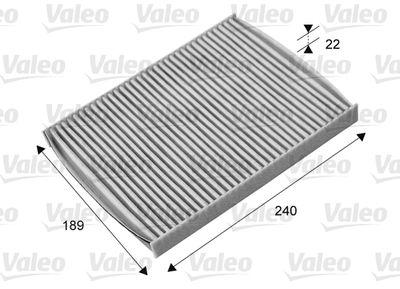 715661 VALEO Фильтр, воздух во внутренном пространстве