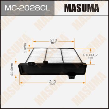 MC2028CL MASUMA Фильтр, воздух во внутренном пространстве