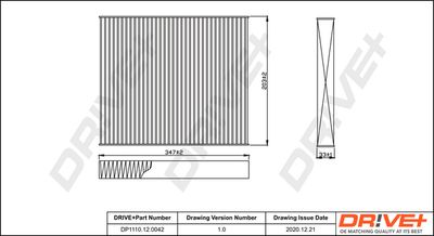 DP1110120042 Dr!ve+ Фильтр, воздух во внутренном пространстве