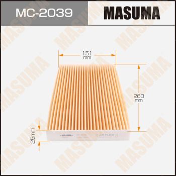 MC2039 MASUMA Фильтр, воздух во внутренном пространстве
