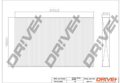 DP1110120093 Dr!ve+ Фильтр, воздух во внутренном пространстве