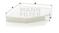 CU2450 MANN-FILTER Фильтр, воздух во внутренном пространстве