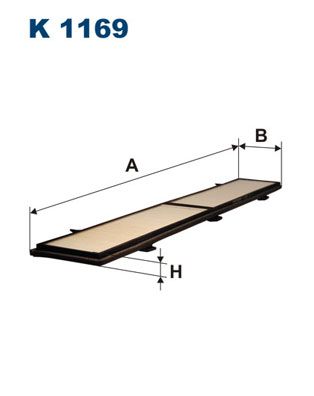 K1169 FILTRON Фильтр, воздух во внутренном пространстве