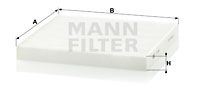 CU2544 MANN-FILTER Фильтр, воздух во внутренном пространстве