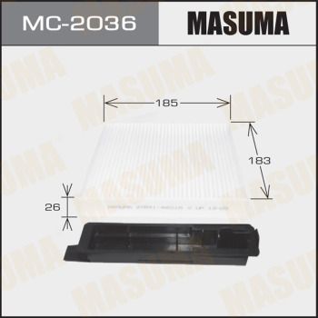 MC2036 MASUMA Фильтр, воздух во внутренном пространстве
