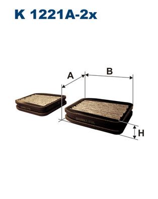 K1221A2x FILTRON Фильтр, воздух во внутренном пространстве