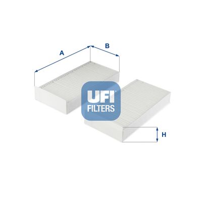 5333200 UFI Фильтр, воздух во внутренном пространстве