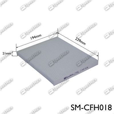 SMCFH018 SpeedMate Фильтр, воздух во внутренном пространстве