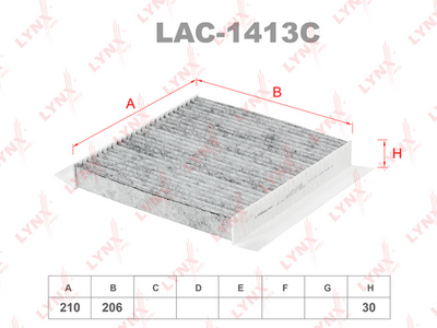LAC1413C LYNXauto Фильтр, воздух во внутренном пространстве