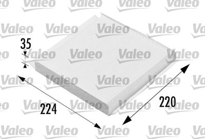 698657 VALEO Фильтр, воздух во внутренном пространстве