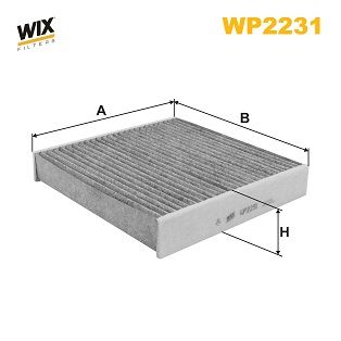 WP2231 WIX FILTERS Фильтр, воздух во внутренном пространстве