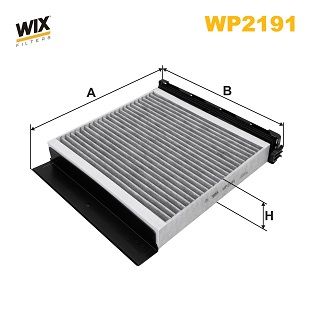 WP2191 WIX FILTERS Фильтр, воздух во внутренном пространстве