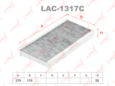 LAC1317C LYNXauto Фильтр, воздух во внутренном пространстве