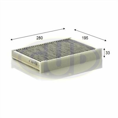 GCF2733C G.U.D. Фильтр, воздух во внутренном пространстве