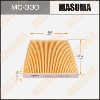 MC330 MASUMA Фильтр, воздух во внутренном пространстве