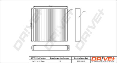 DP1110120400 Dr!ve+ Фильтр, воздух во внутренном пространстве