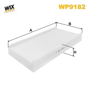 WP9182 WIX FILTERS Фильтр, воздух во внутренном пространстве
