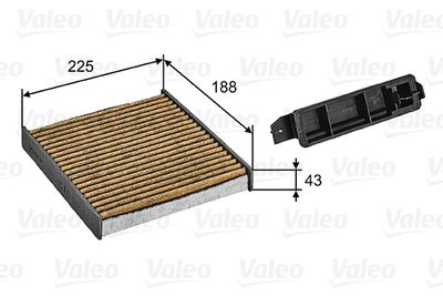 701030 VALEO Фильтр, воздух во внутренном пространстве