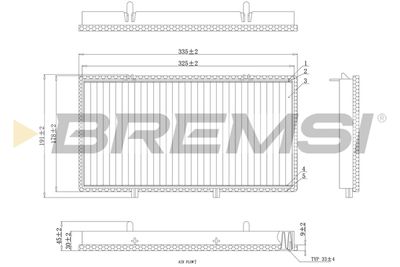 FC0998 BREMSI Фильтр, воздух во внутренном пространстве