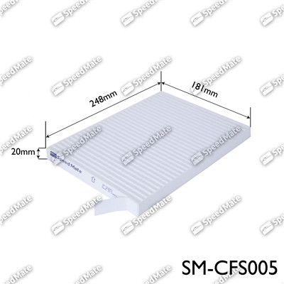SMCFS005 SpeedMate Фильтр, воздух во внутренном пространстве