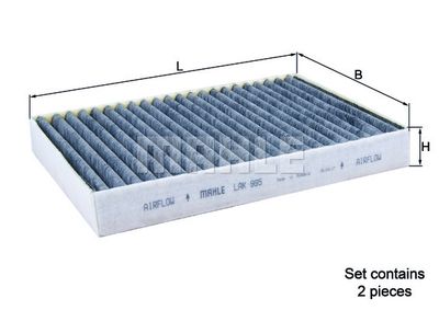 LAK995S MAHLE Фильтр, воздух во внутренном пространстве