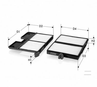 CK97402 TECNECO FILTERS Фильтр, воздух во внутренном пространстве