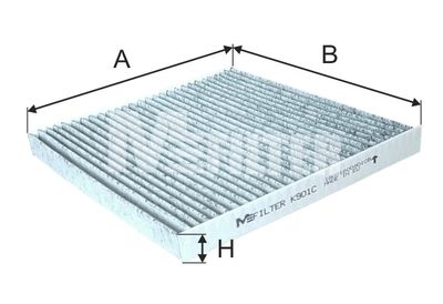 K901C MFILTER Фильтр, воздух во внутренном пространстве