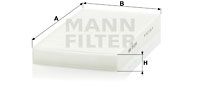 CU2956 MANN-FILTER Фильтр, воздух во внутренном пространстве