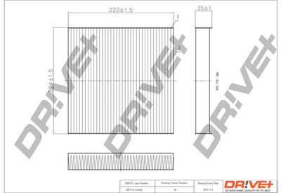 DP1110120026 Dr!ve+ Фильтр, воздух во внутренном пространстве