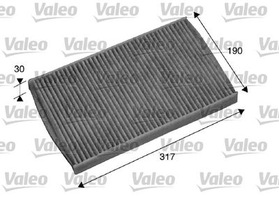 698751 VALEO Фильтр, воздух во внутренном пространстве