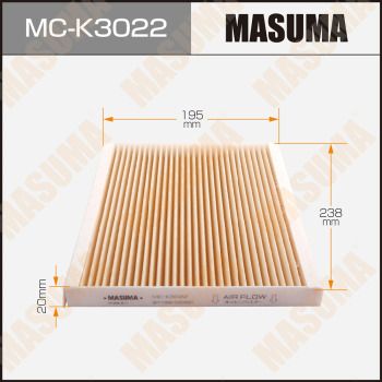 MCK3022 MASUMA Фильтр, воздух во внутренном пространстве