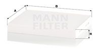 CU24024 MANN-FILTER Фильтр, воздух во внутренном пространстве