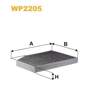 WP2205 WIX FILTERS Фильтр, воздух во внутренном пространстве