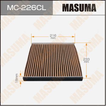 MC226CL MASUMA Фильтр, воздух во внутренном пространстве