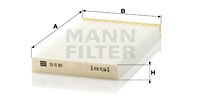 CU15001 MANN-FILTER Фильтр, воздух во внутренном пространстве