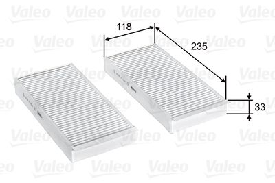 715812 VALEO Фильтр, воздух во внутренном пространстве