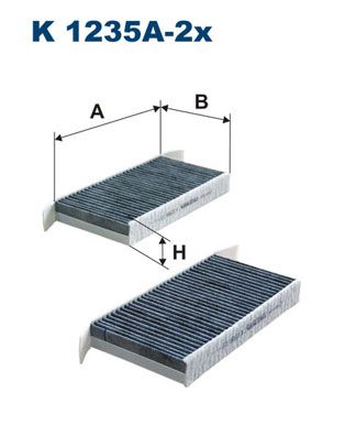 K1235A2x FILTRON Фильтр, воздух во внутренном пространстве