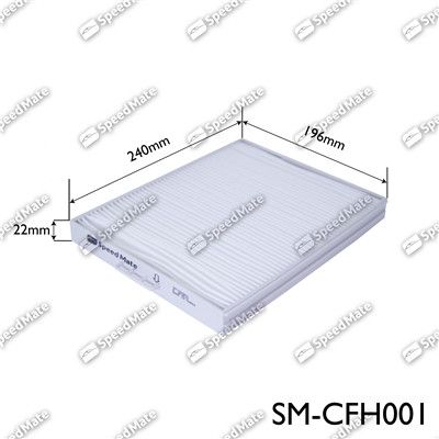 SMCFH001 SpeedMate Фильтр, воздух во внутренном пространстве