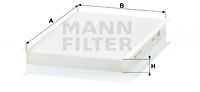 CU2629 MANN-FILTER Фильтр, воздух во внутренном пространстве