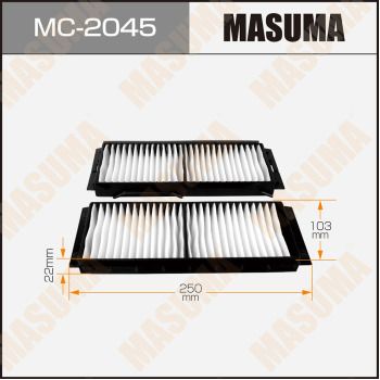 MC2045 MASUMA Фильтр, воздух во внутренном пространстве