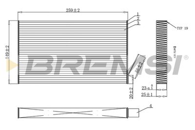 FC0865C BREMSI Фильтр, воздух во внутренном пространстве