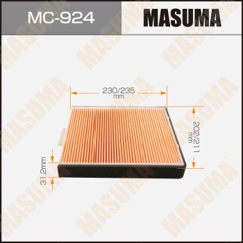 MC924 MASUMA Фильтр, воздух во внутренном пространстве