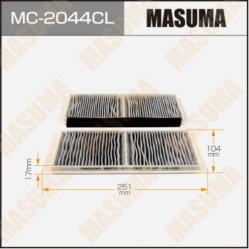 MC2044CL MASUMA Фильтр, воздух во внутренном пространстве