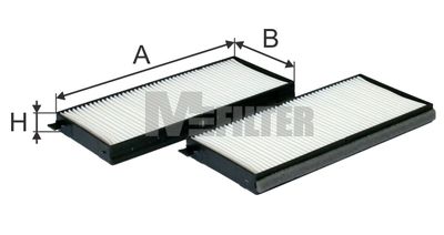 K90622 MFILTER Фильтр, воздух во внутренном пространстве