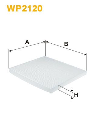 WP2120 WIX FILTERS Фильтр, воздух во внутренном пространстве