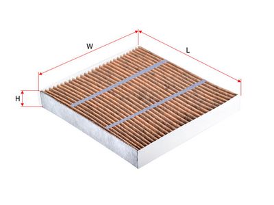 CAV1605 SAKURA Automotive Фильтр, воздух во внутренном пространстве