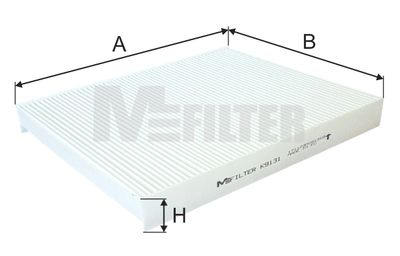 K9131 MFILTER Фильтр, воздух во внутренном пространстве