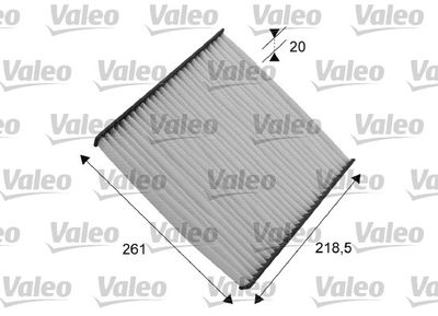 715552 VALEO Фильтр, воздух во внутренном пространстве